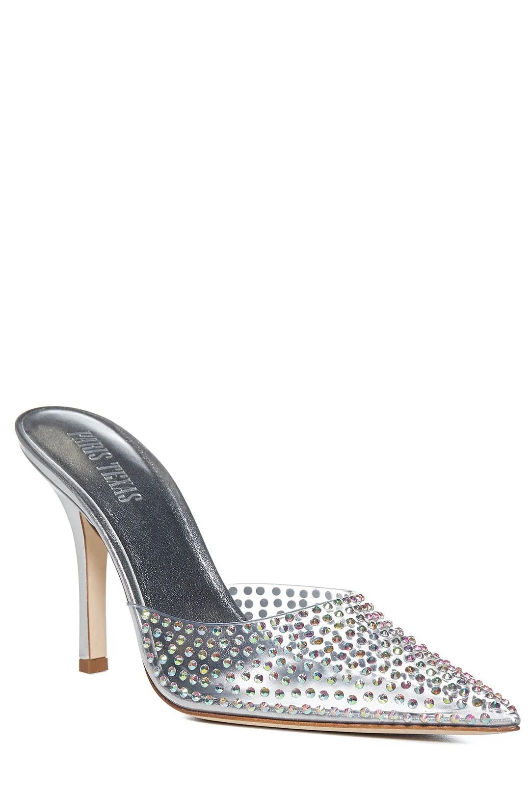 Paris Texas Embellished Pointed Toe Mules