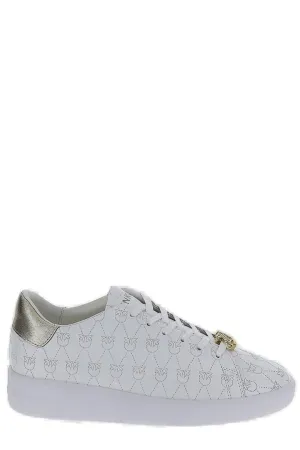 Pinko Monogram Basketball Sneakers