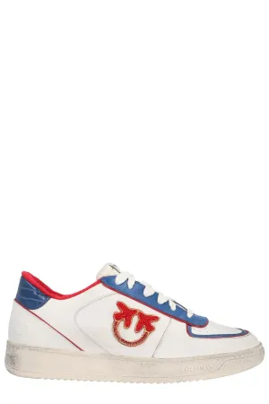 Pinko Panelled Lace-Up Sneakers