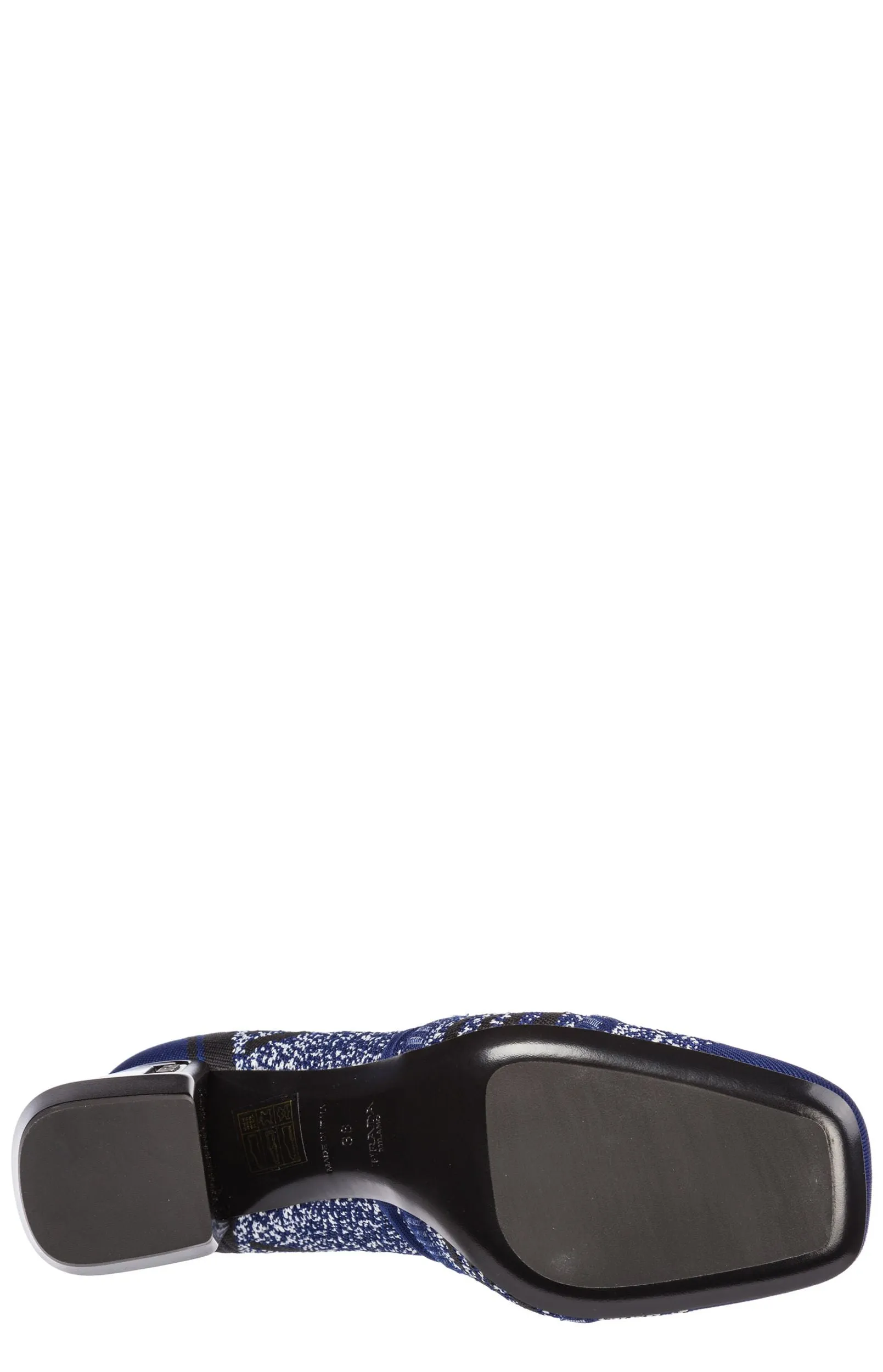Prada Knitted Block-Heel Pumps