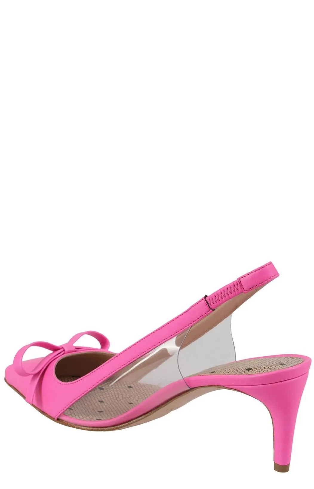 REDValentino Bow Detailed Slingback Pumps