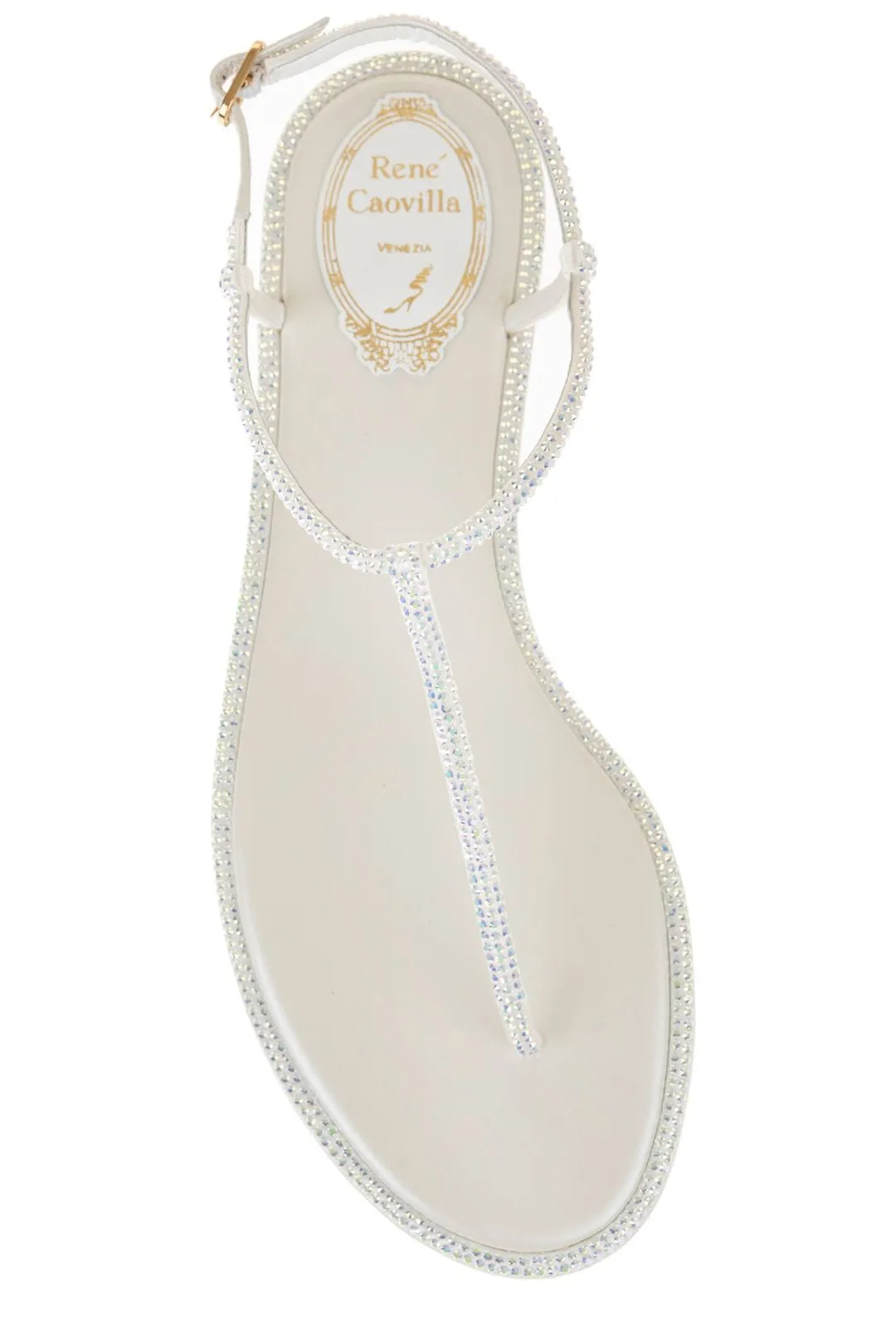 Ren Caovilla Ankle-Strap Sandals