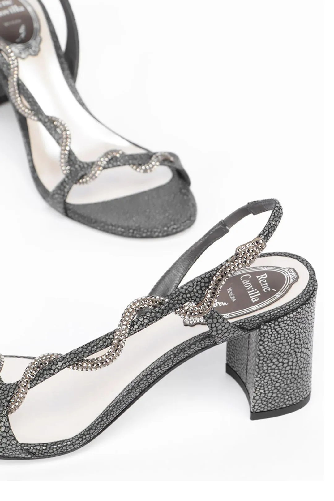 Rene Caovilla Strass Sandals