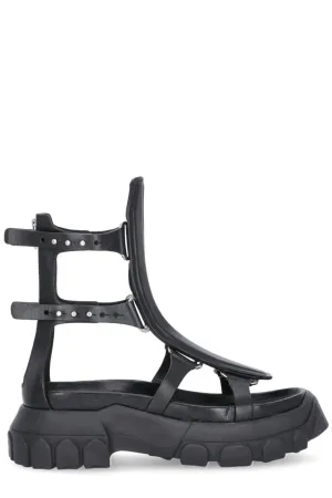 Rick Owens Zipped Gladiator Sandals