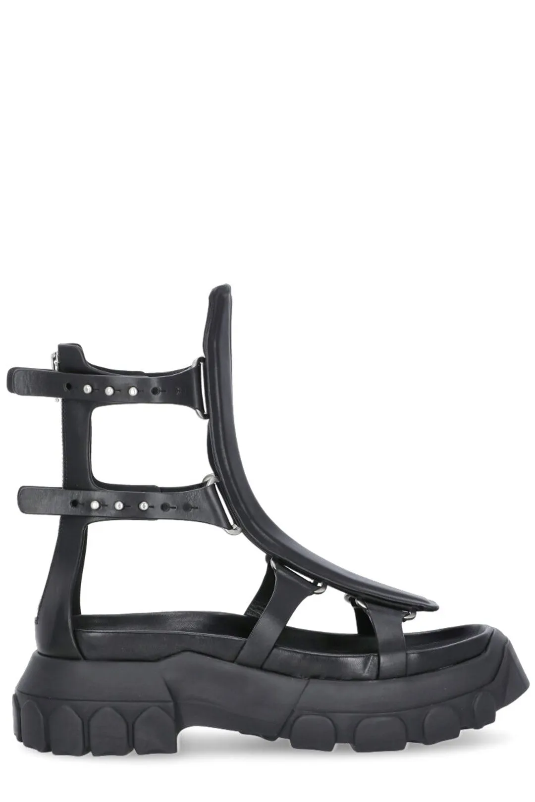 Rick Owens Zipped Gladiator Sandals