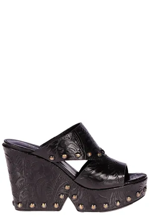Robert Clergerie Stud Embellished Sandals