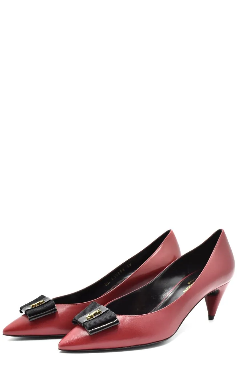 Saint Laurent Anas Bow Pumps