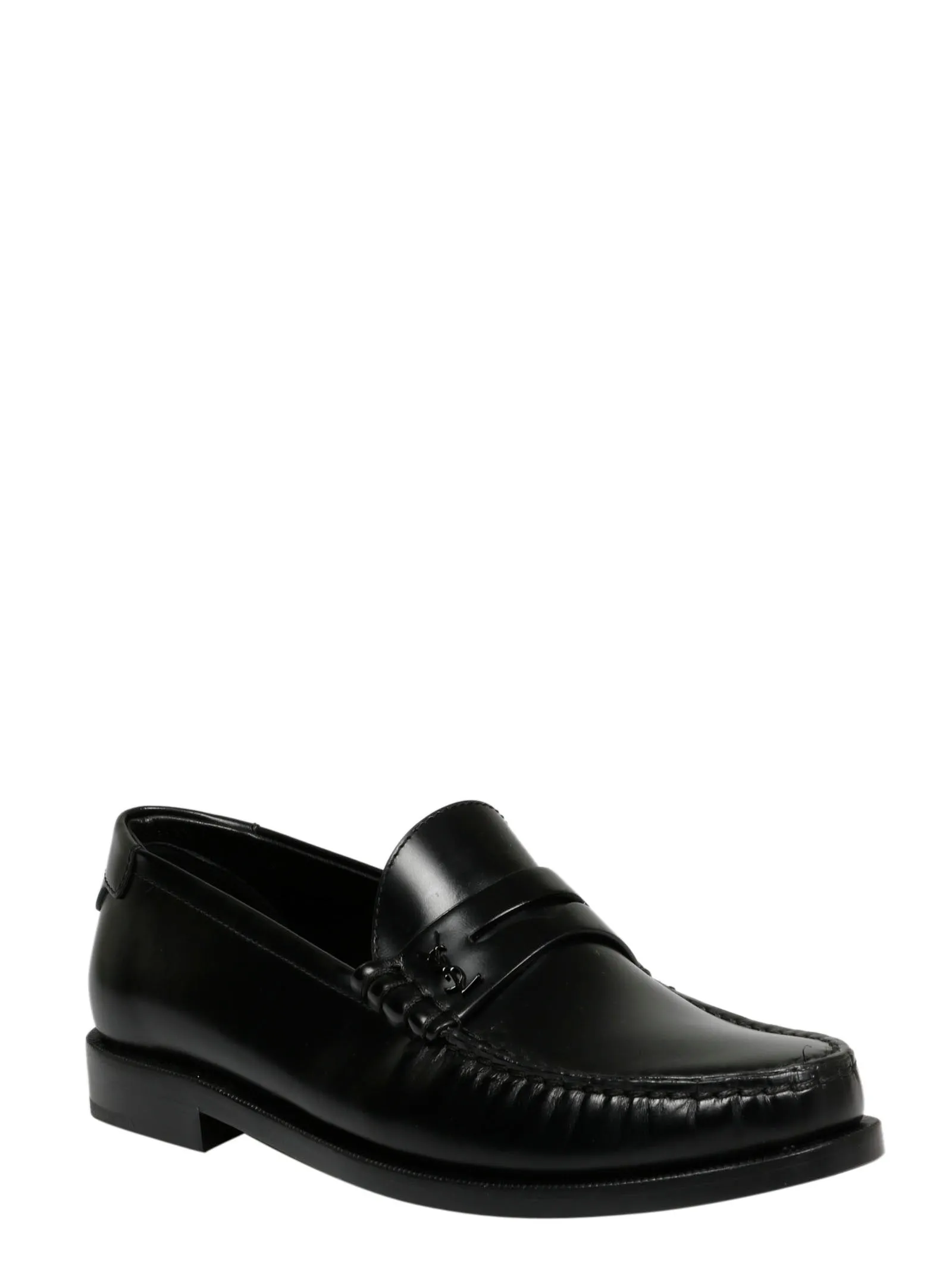 Saint Laurent Monogram Penny Loafers