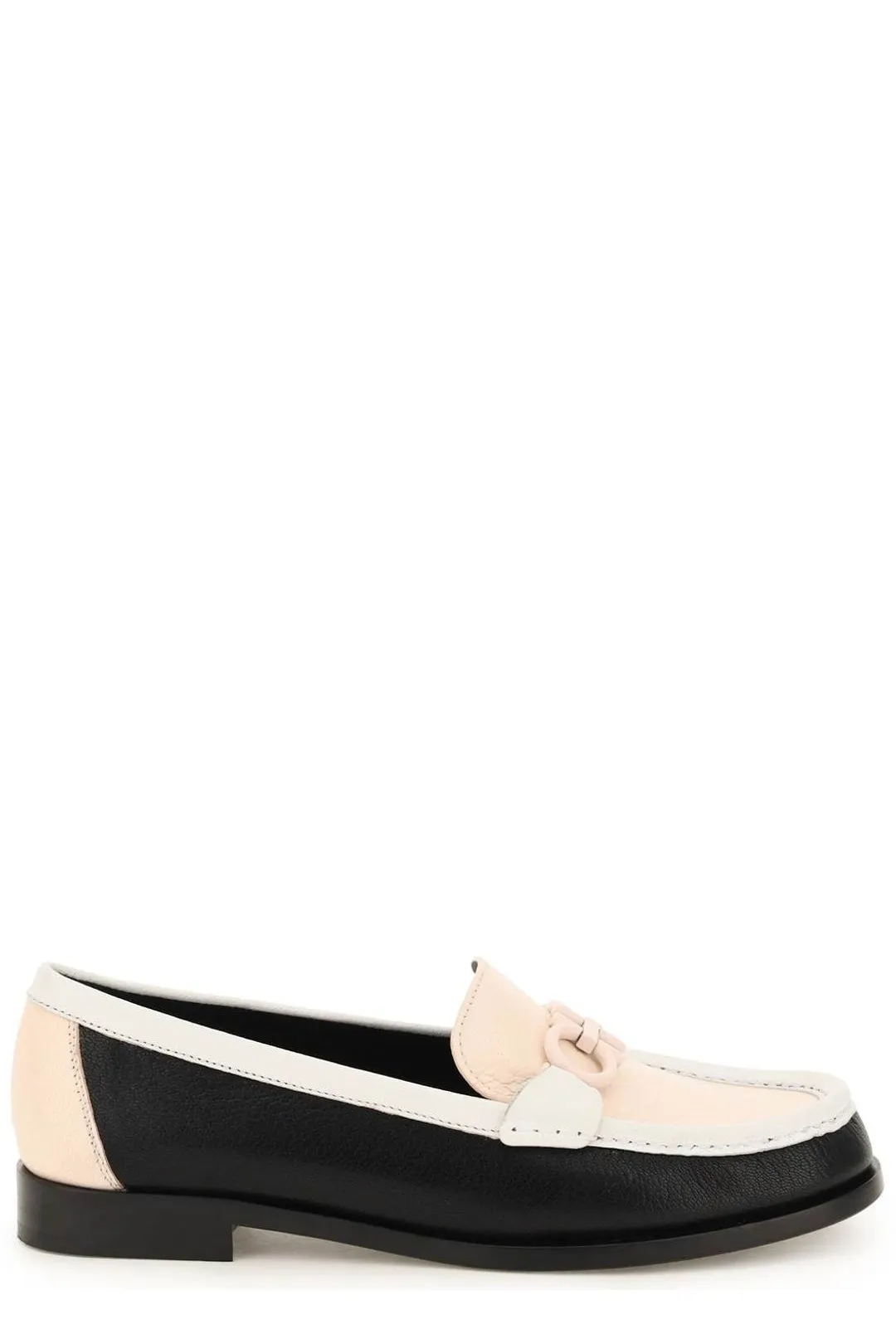 Salvatore Ferragamo Gancini Colorblock Loafers