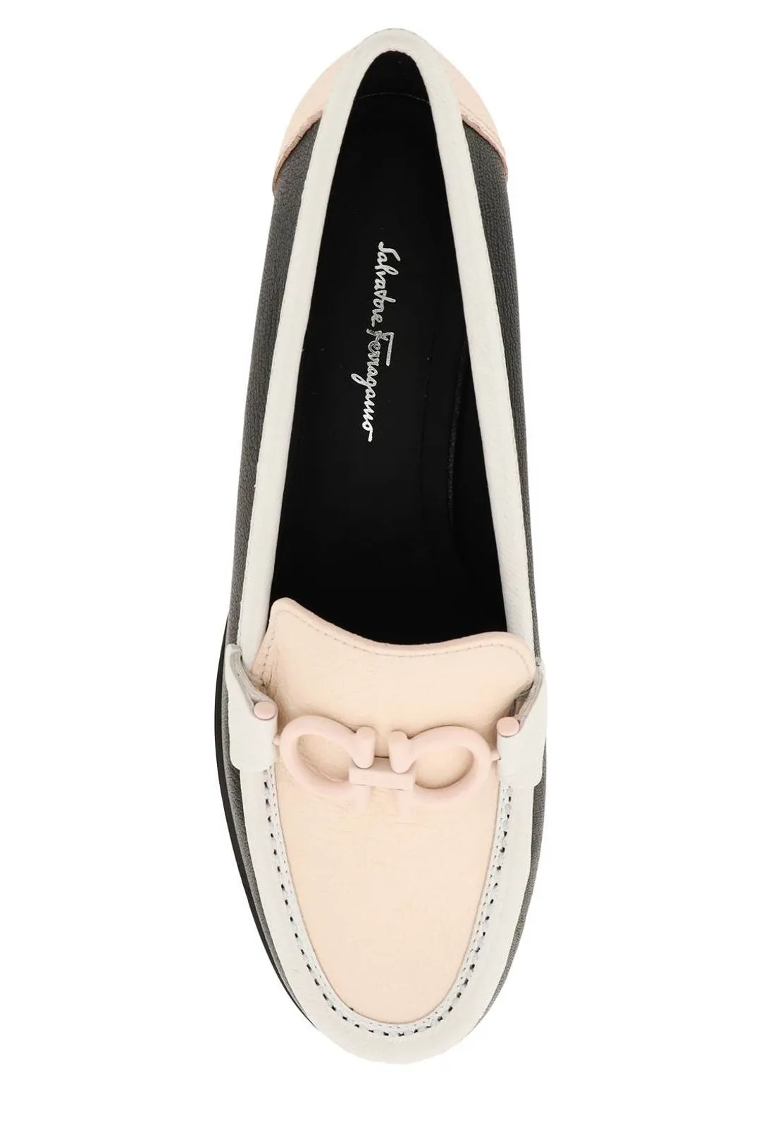 Salvatore Ferragamo Gancini Colorblock Loafers