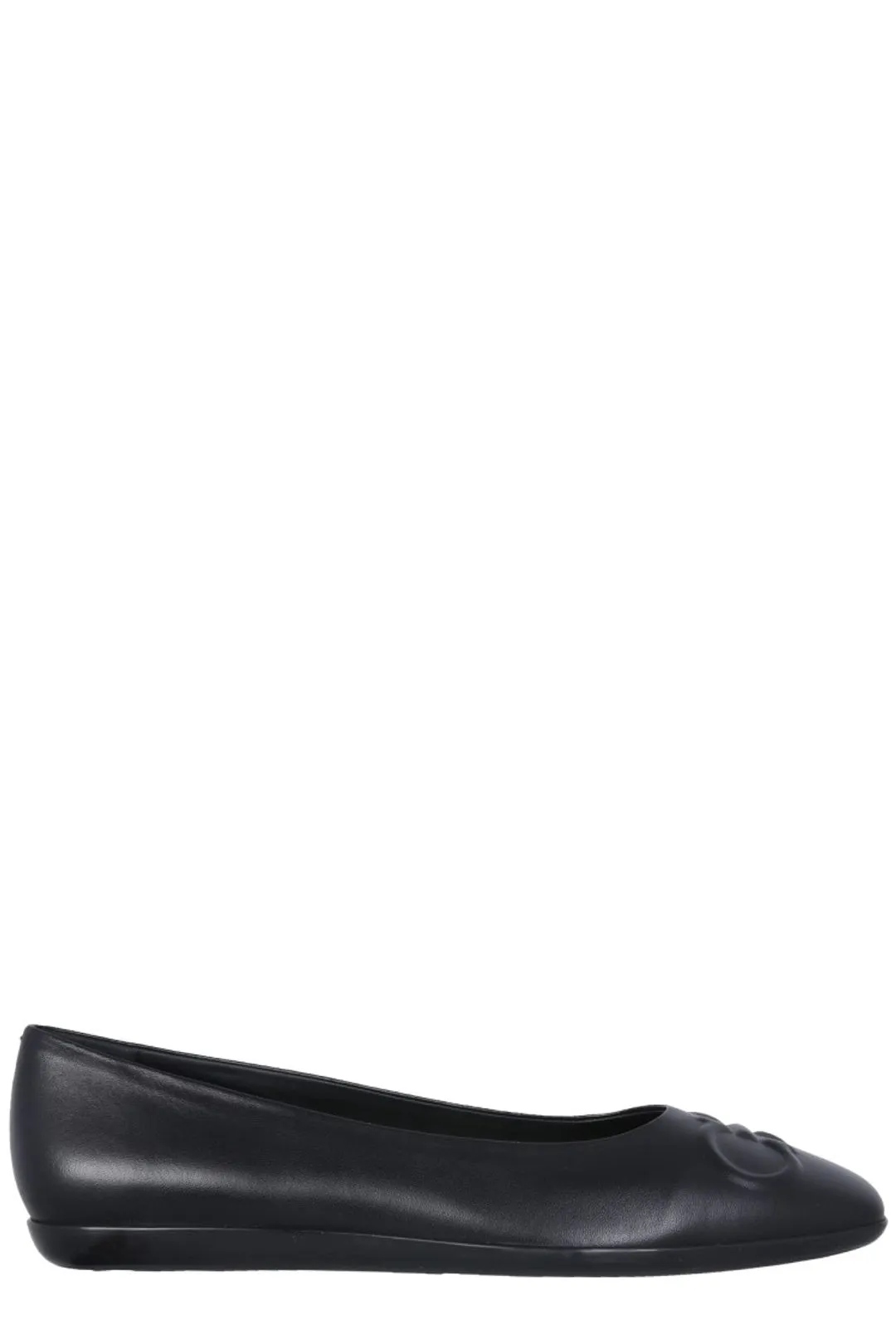 Salvatore Ferragamo Gancini Embossed Ballet Flats