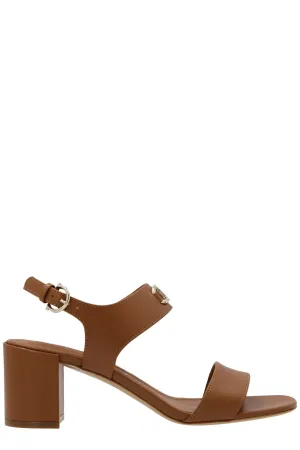 Salvatore Ferragamo Gancini Plaque Sandals