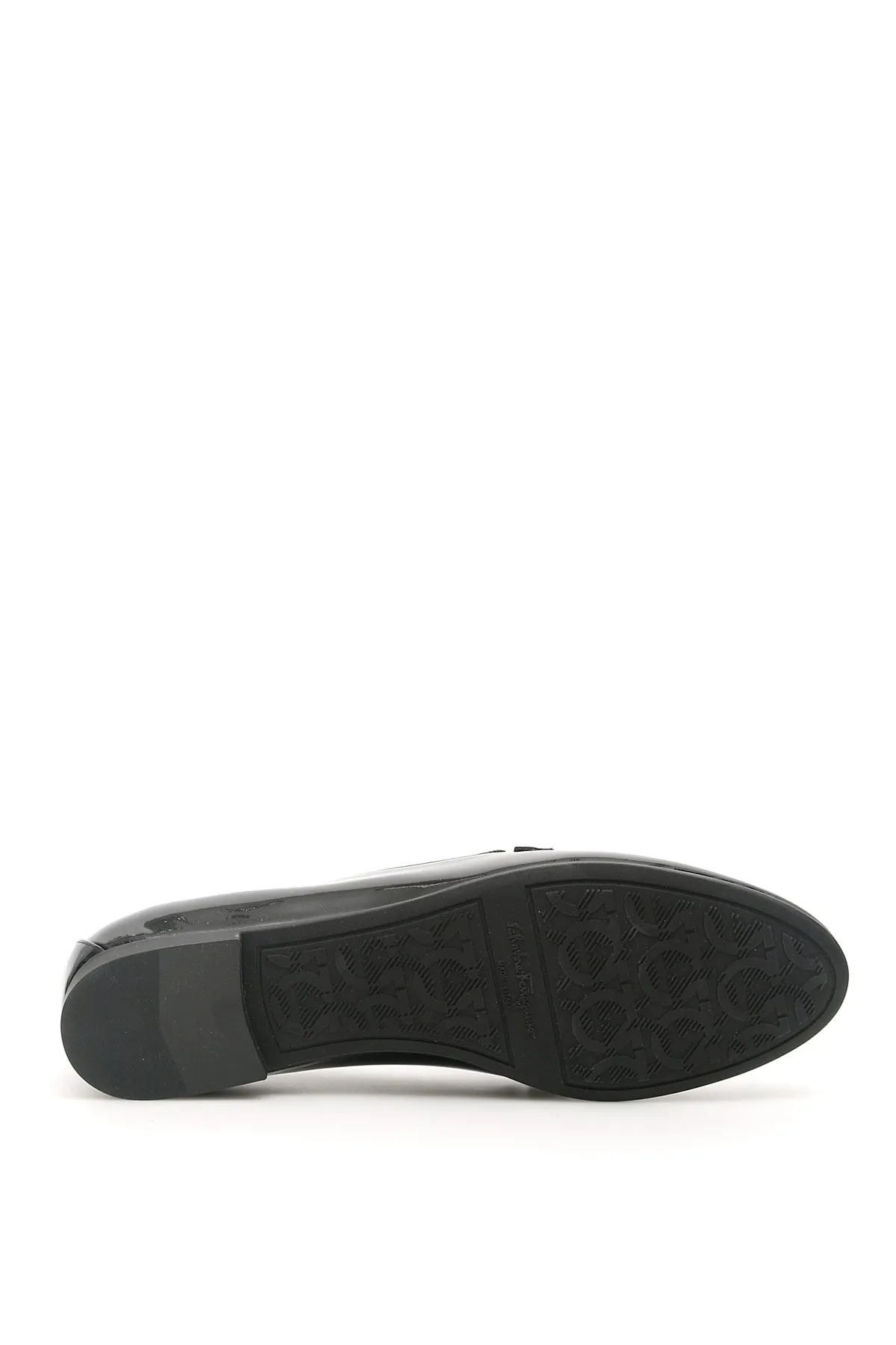 Salvatore Ferragamo Patent Gancini Loafers