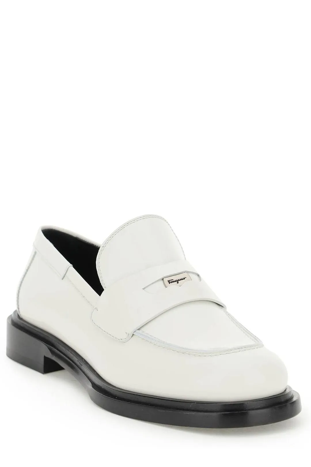Salvatore Ferragamo Penny Logo Plaque Loafers