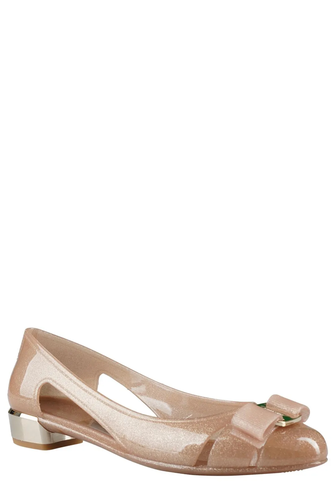 Salvatore Ferragamo Vara Bow Jelly Ballet Flats