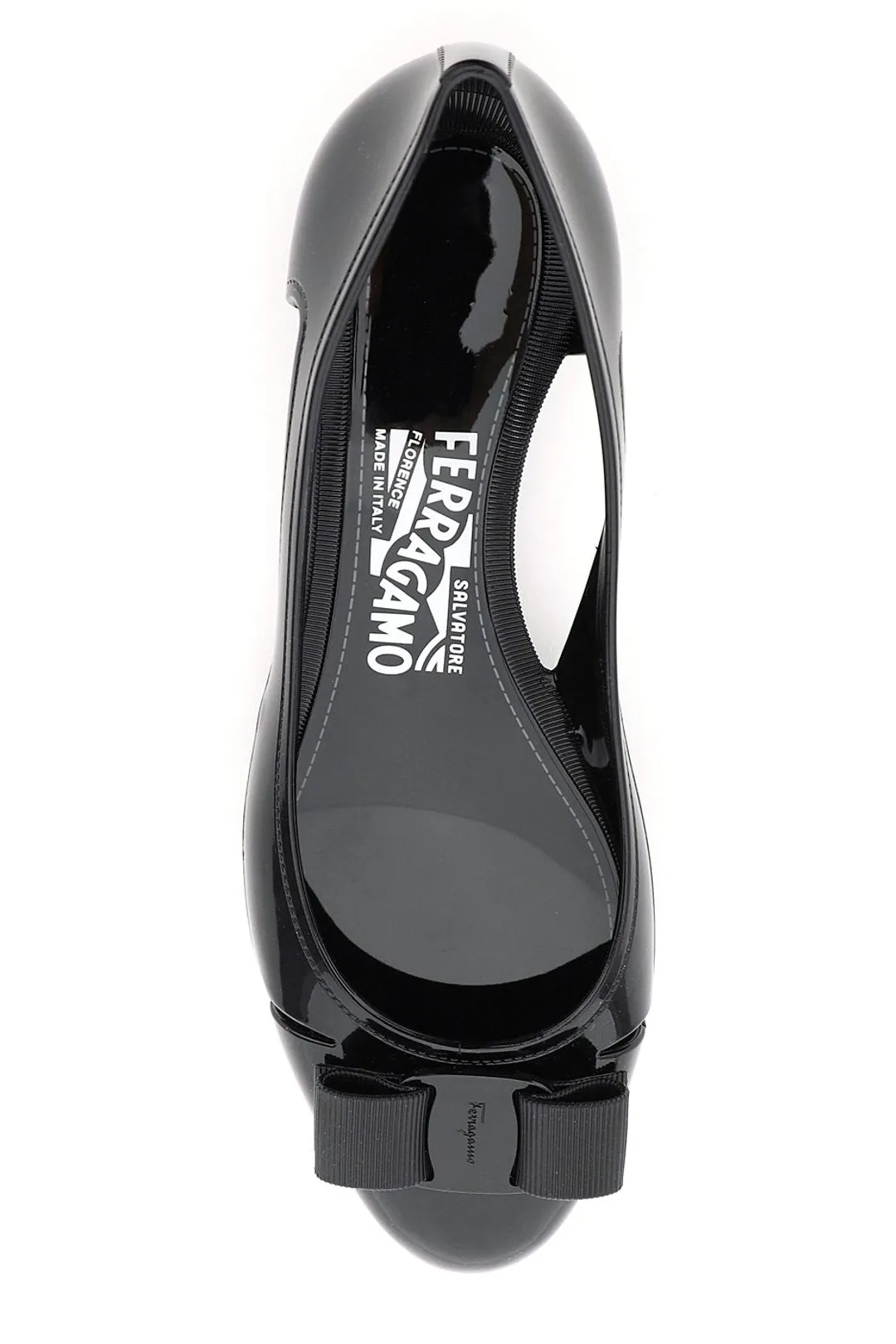 Salvatore Ferragamo Vara Bow Jelly Ballet Flats