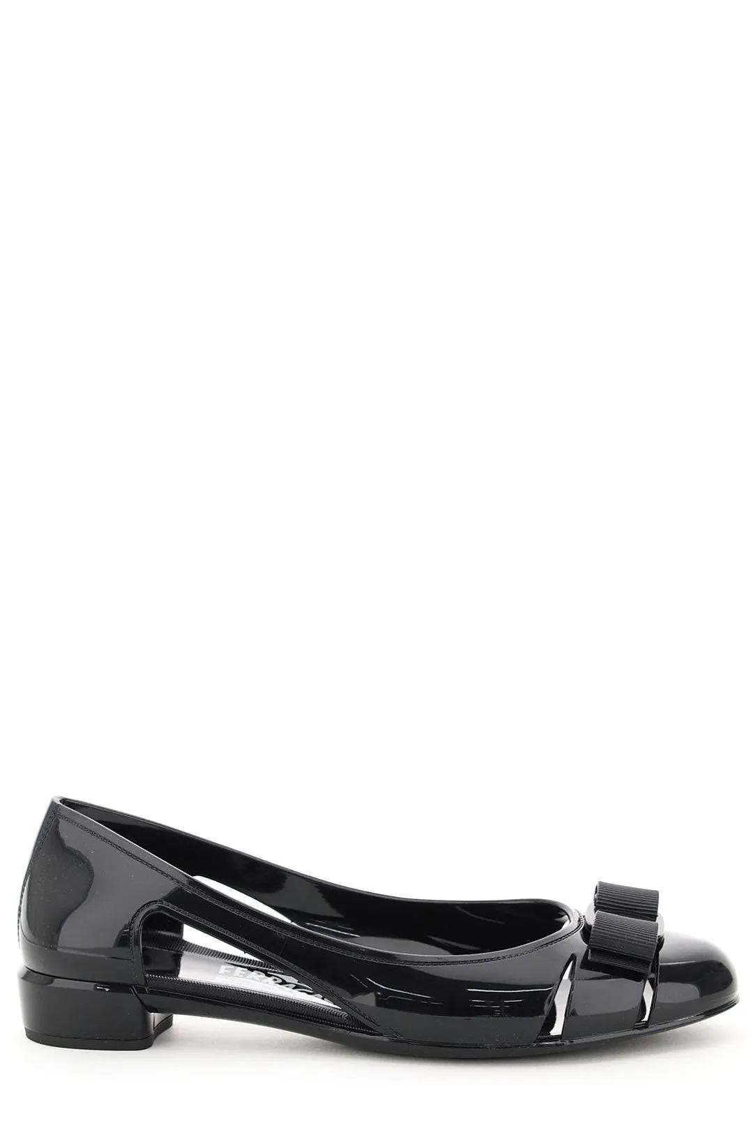 Salvatore Ferragamo Vara Bow Jelly Ballet Flats