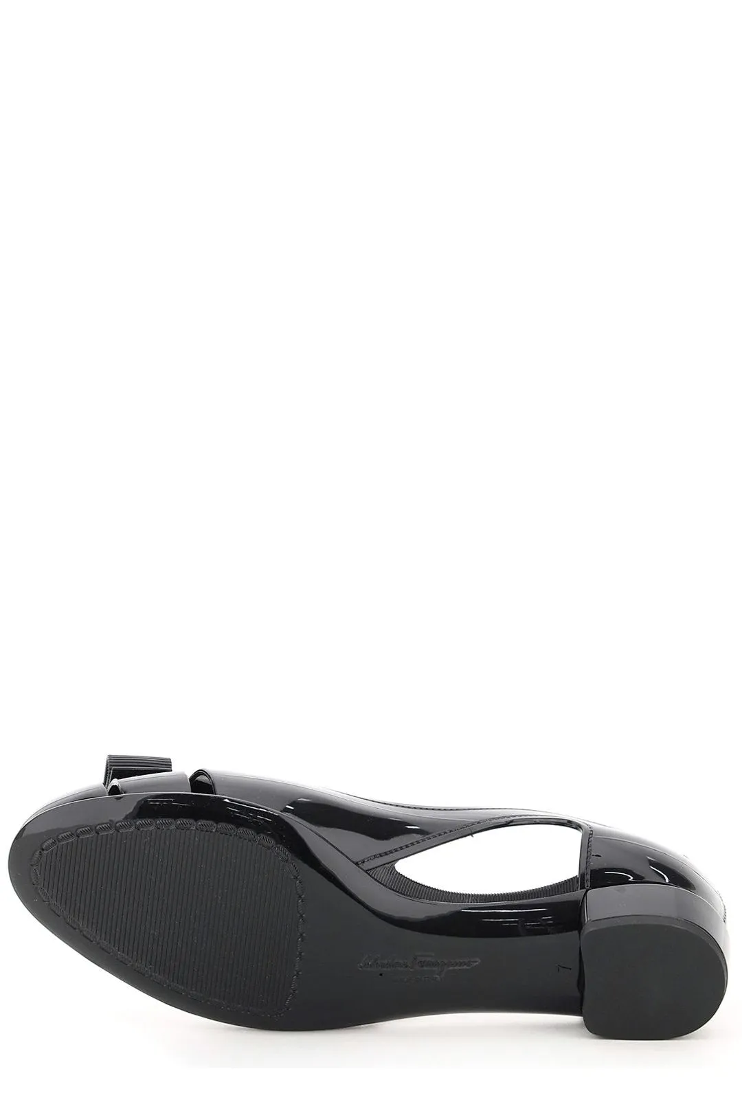 Salvatore Ferragamo Vara Bow Jelly Ballet Flats