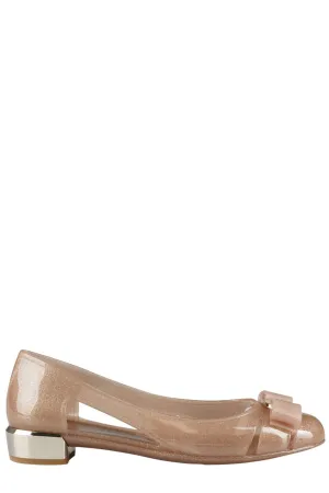 Salvatore Ferragamo Vara Bow Jelly Ballet Flats