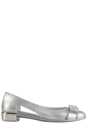 Salvatore Ferragamo Vara Bow Jelly Ballet Flats
