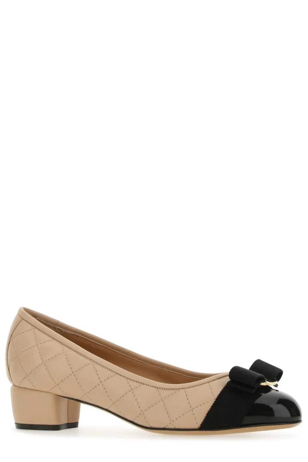 Salvatore Ferragamo Vara Bow Quilted Pumps