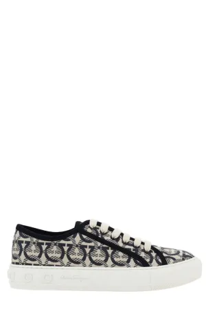 Salvatore Ferragamo Wimbledon Gancini Sneakers