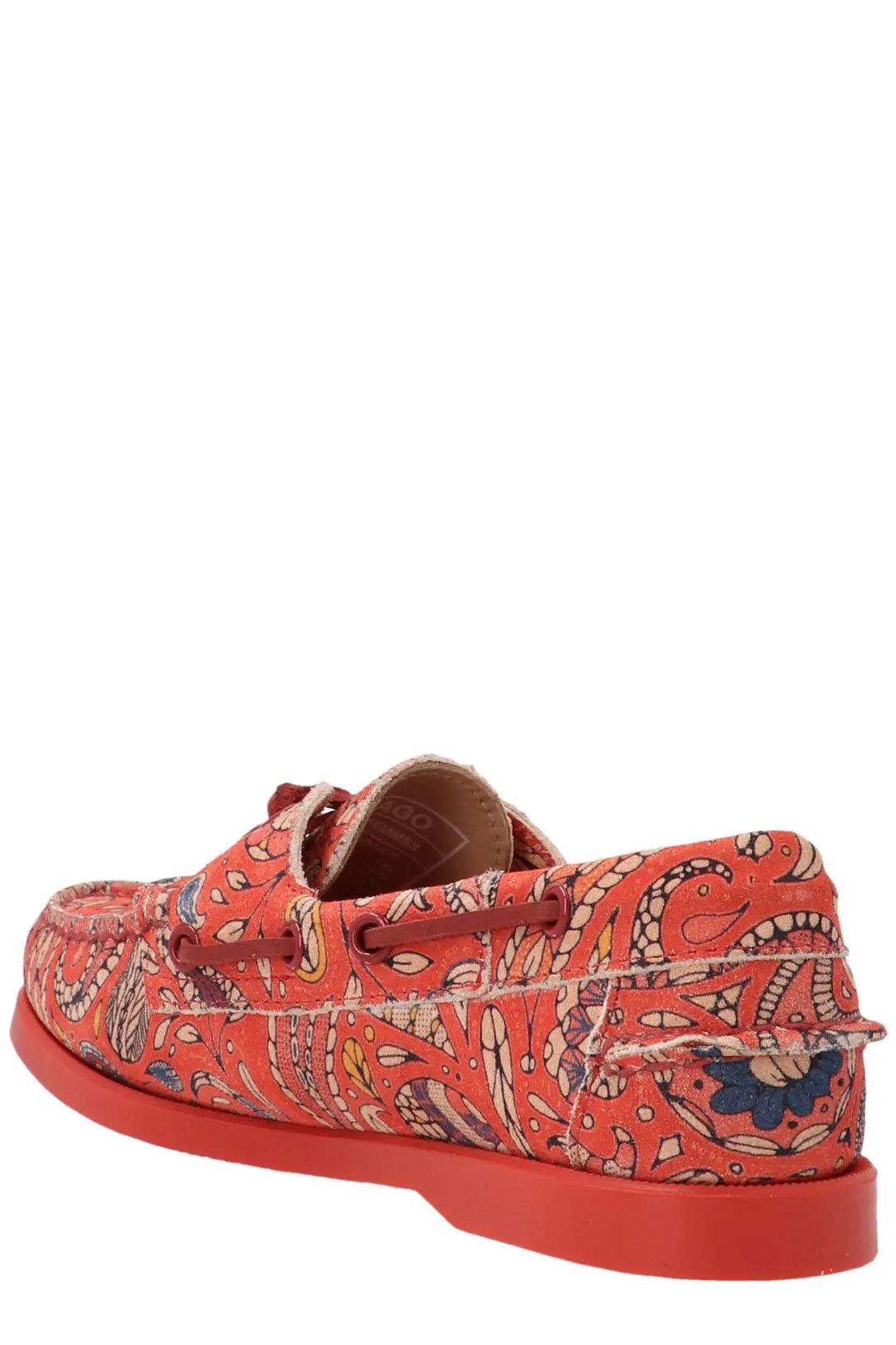 Sebago Docksides Paisley Printed Loafers