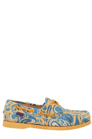 Sebago Docksides Paisley Printed Loafers