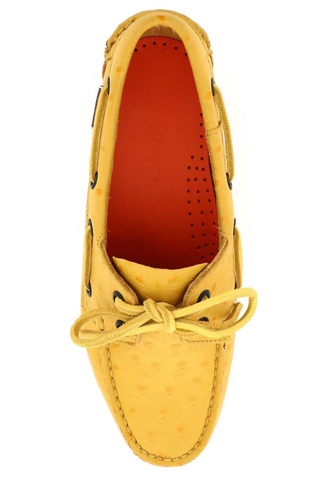 Sebago Polka Dot Lace-Up Loafers