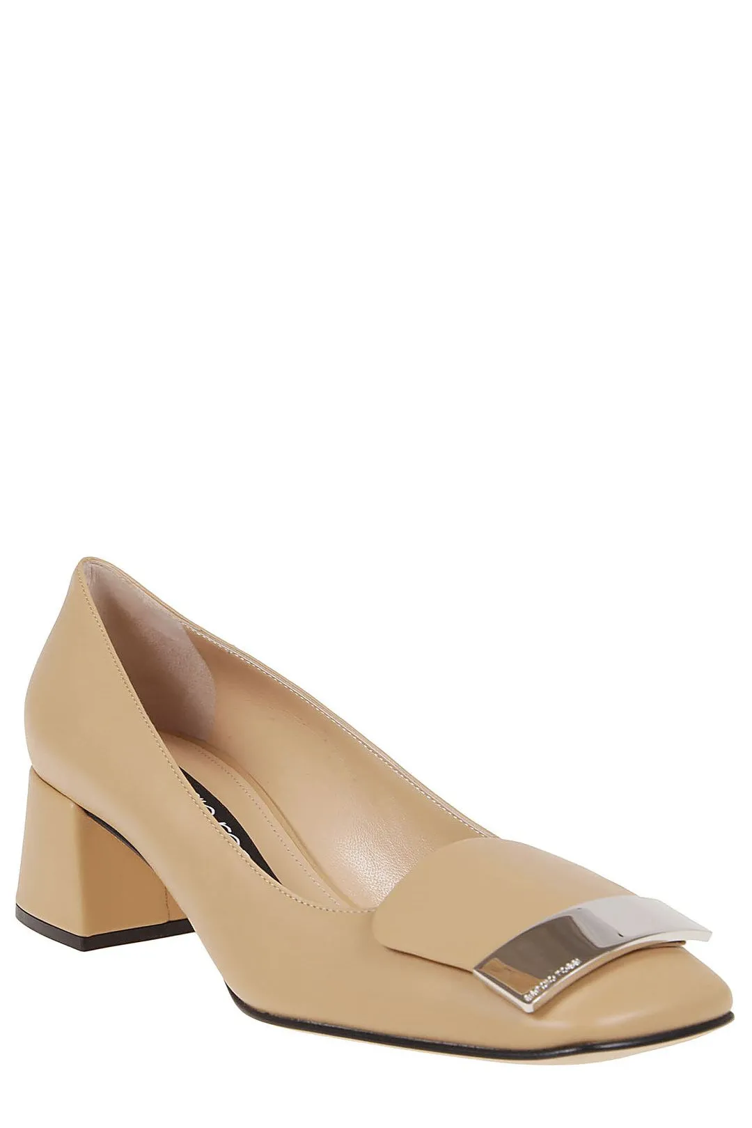 Sergio Rossi Block Heel Pumps