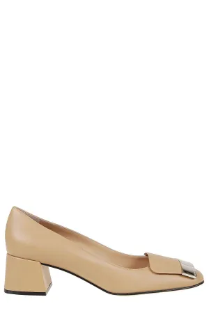 Sergio Rossi Block Heel Pumps