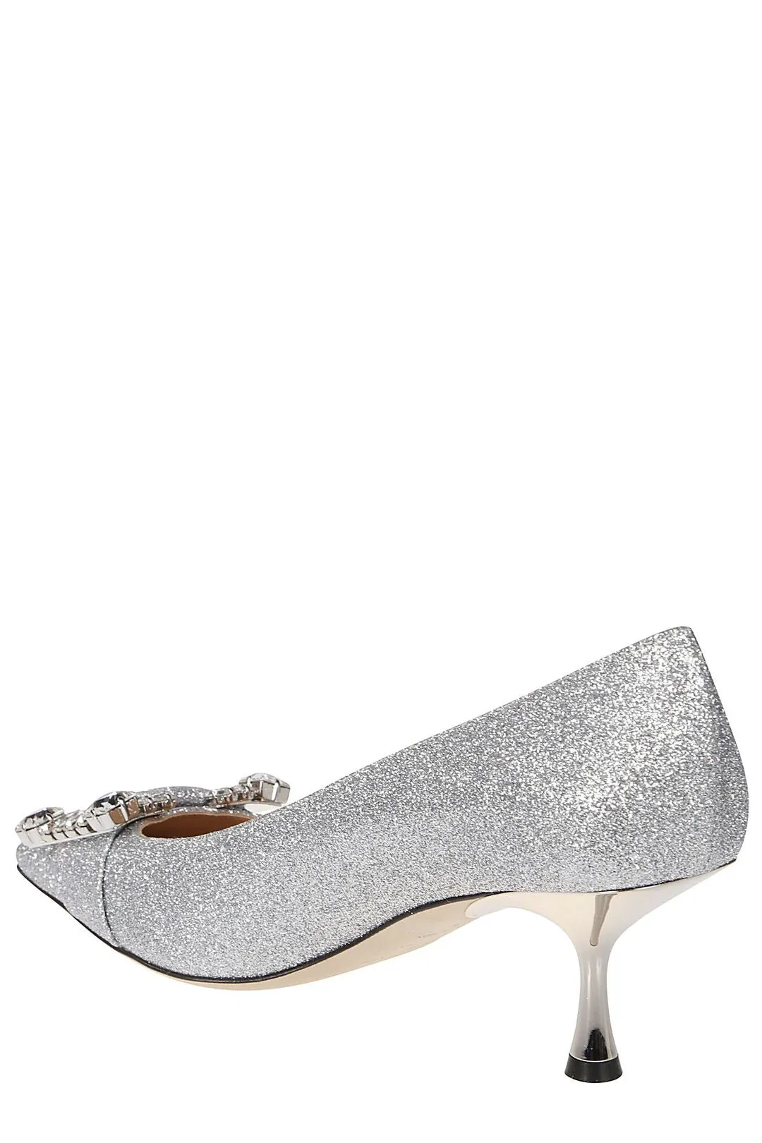 Sergio Rossi Embellished Square Toe Pumps