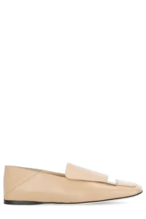 Sergio Rossi SR1 Logo-Plaque Loafers