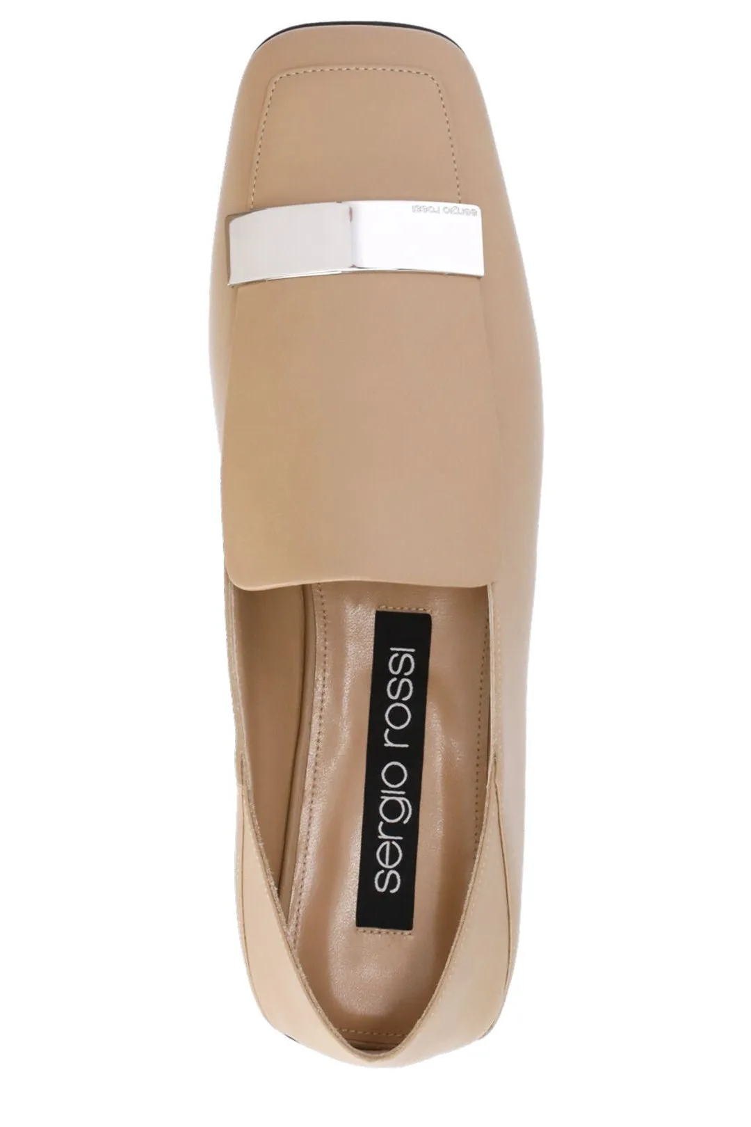 Sergio Rossi SR1 Logo-Plaque Loafers