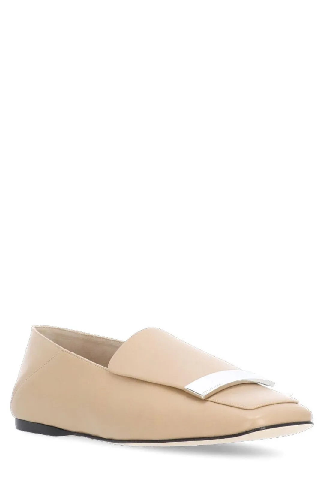 Sergio Rossi SR1 Logo-Plaque Loafers