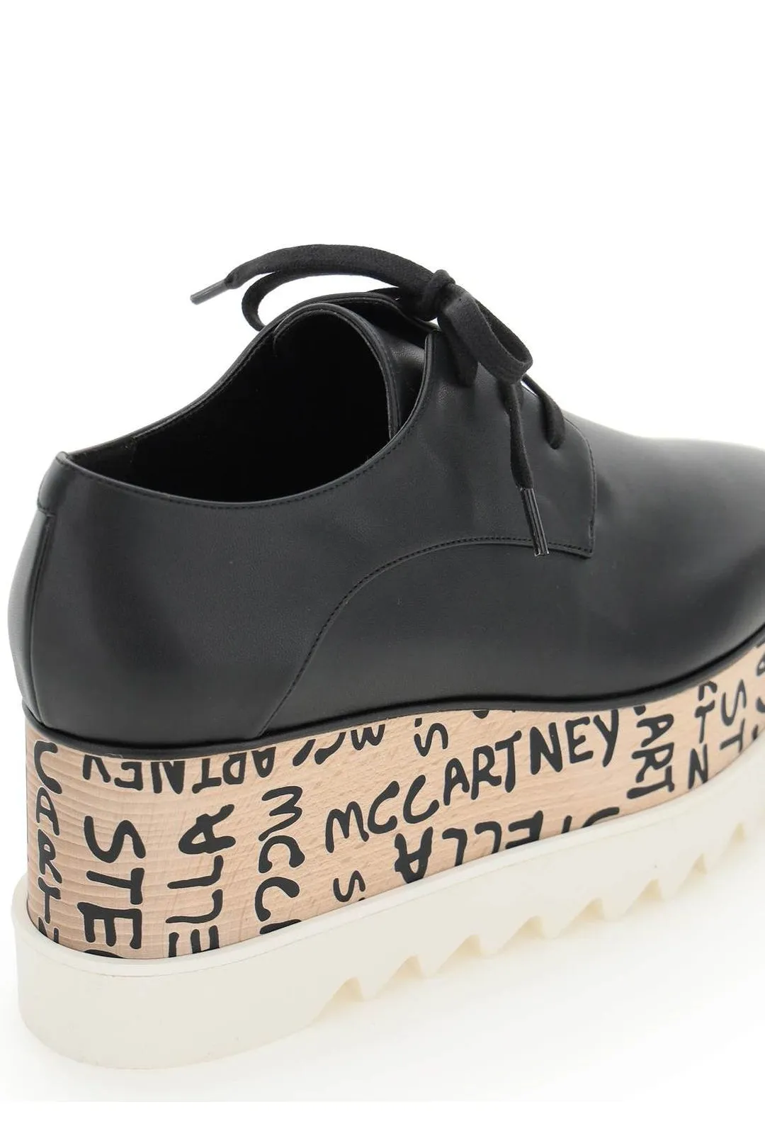 Stella McCartney Elyse Logo Printed Lace Up Shoes