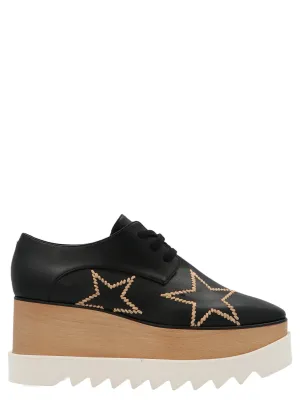 Stella McCartney Elyse Star Detailed Lace-Up Shoes