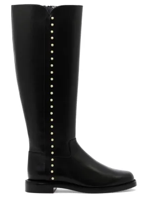 Stuart Weitzman Embellished Riding Boots