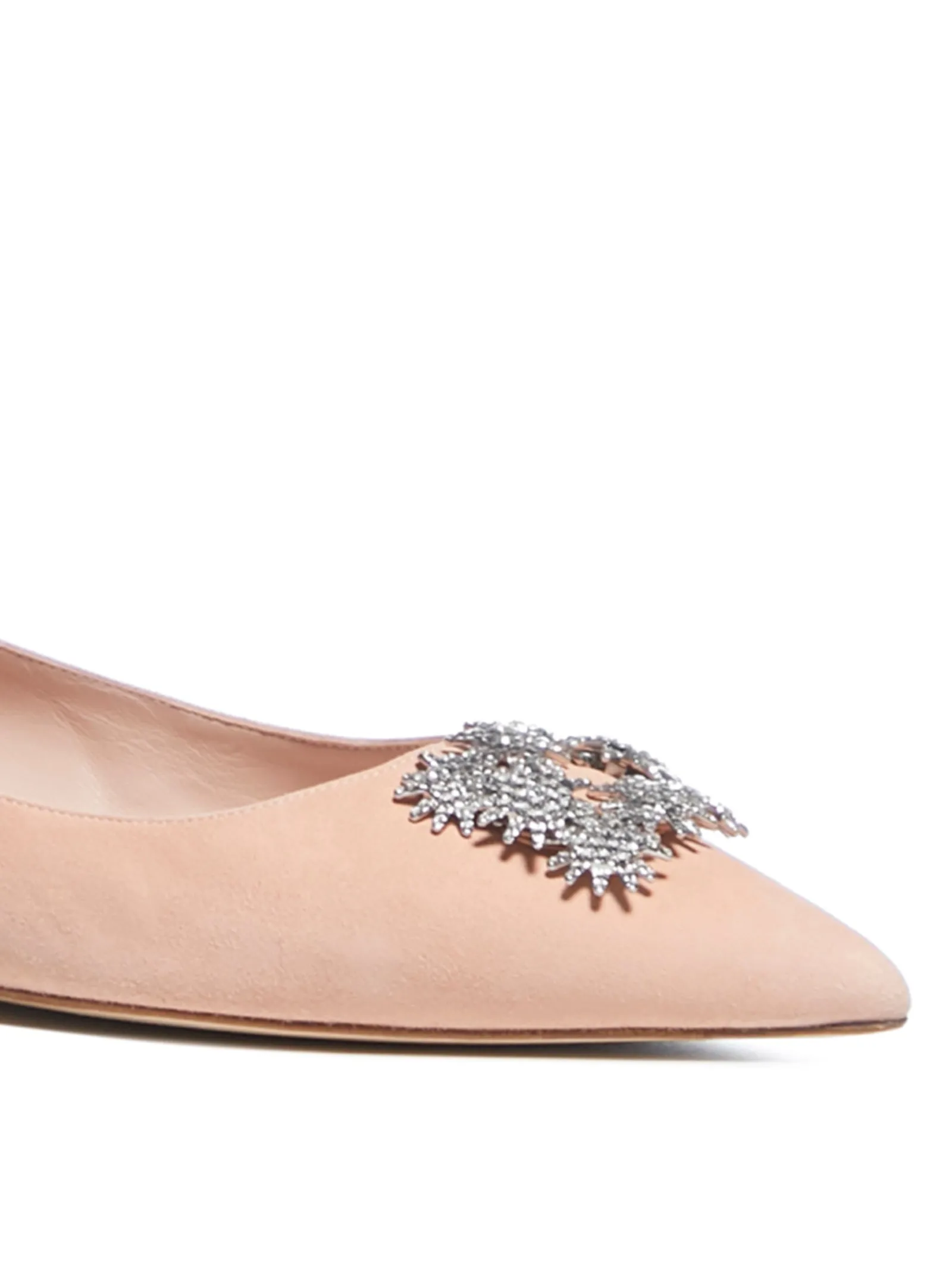 Stuart Weitzman Kelsey Crystal Embellished Flats