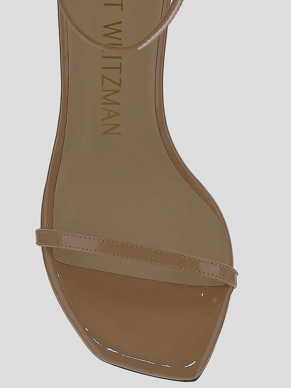 Stuart Weitzman Nudistcurve Ankle Buckle Sandals
