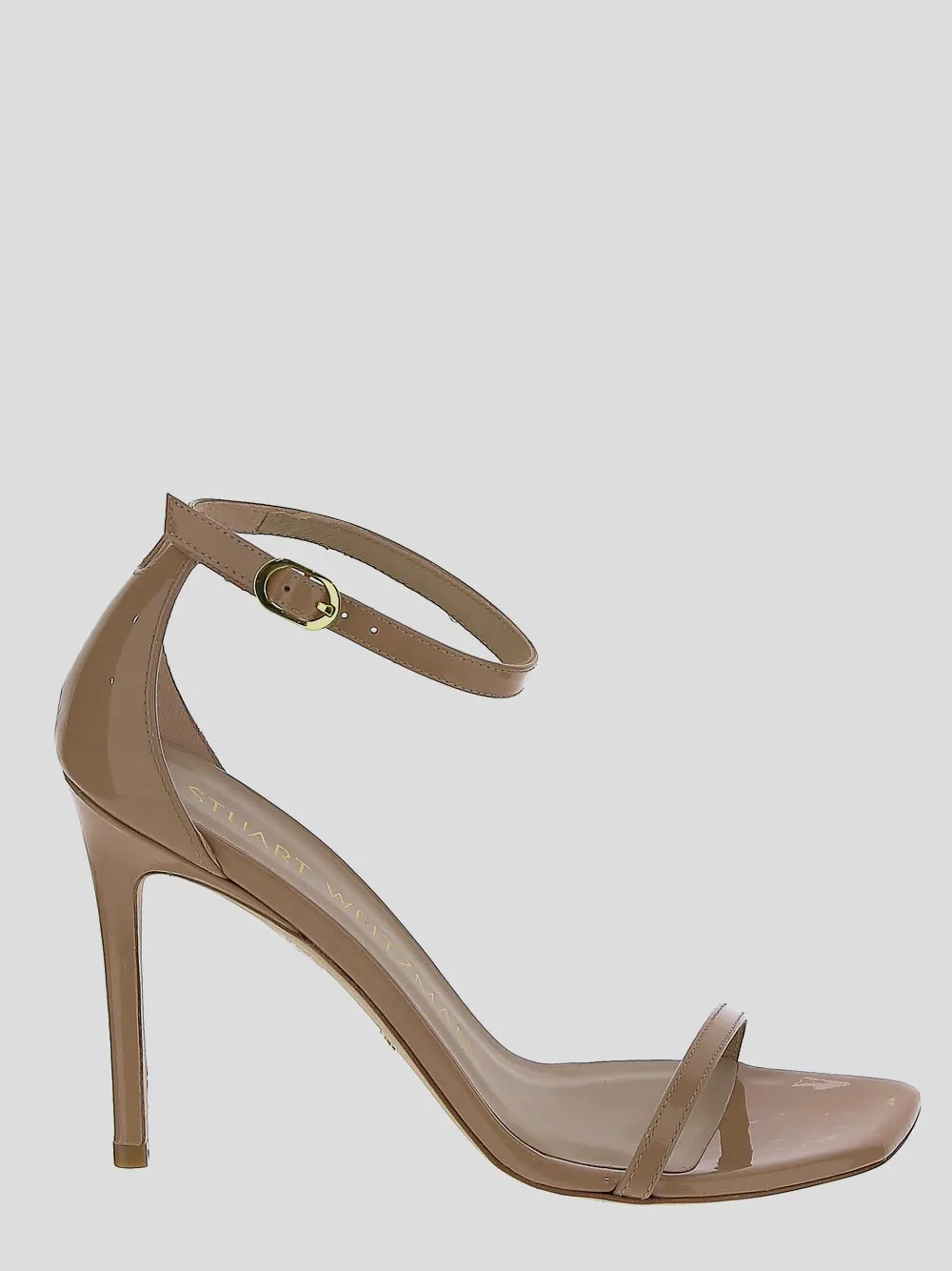 Stuart Weitzman Nudistcurve Ankle Buckle Sandals