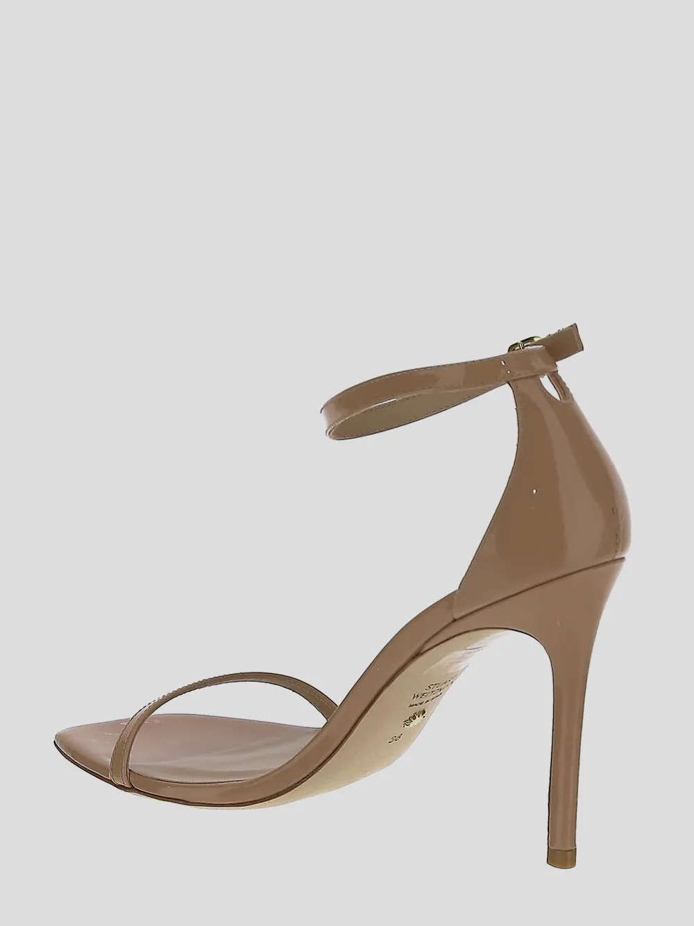 Stuart Weitzman Nudistcurve Ankle Buckle Sandals