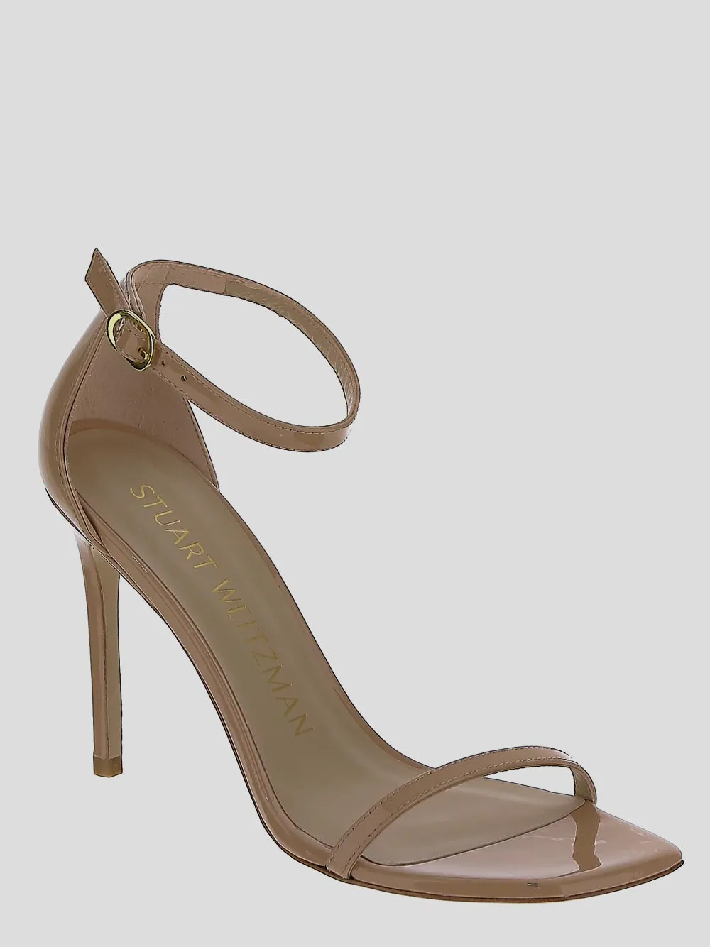 Stuart Weitzman Nudistcurve Ankle Buckle Sandals