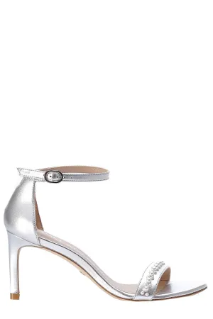 Stuart Weitzman Nunaked Embellished Sandals