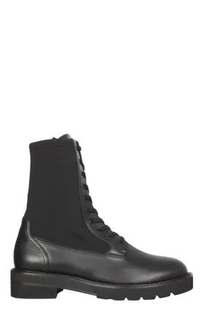 Stuart Weitzman Panelled Combat Boots