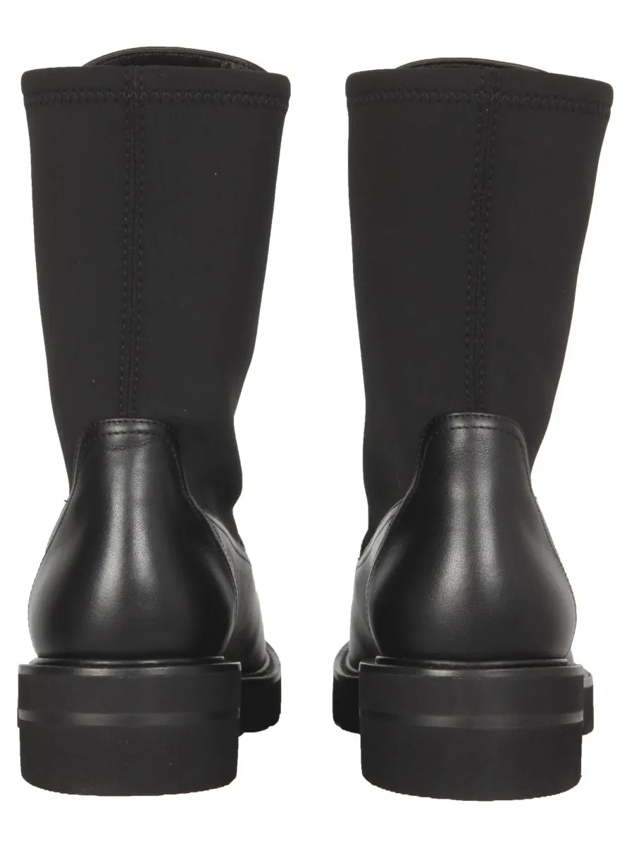 Stuart Weitzman Panelled Combat Boots