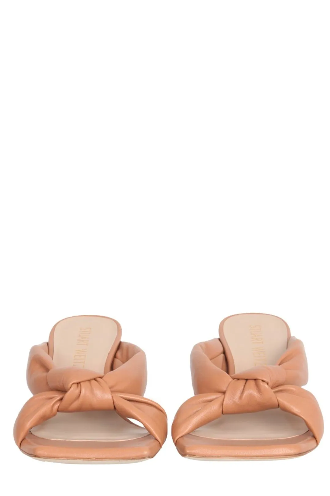 Stuart Weitzman Playa Knot Heeled Sandals