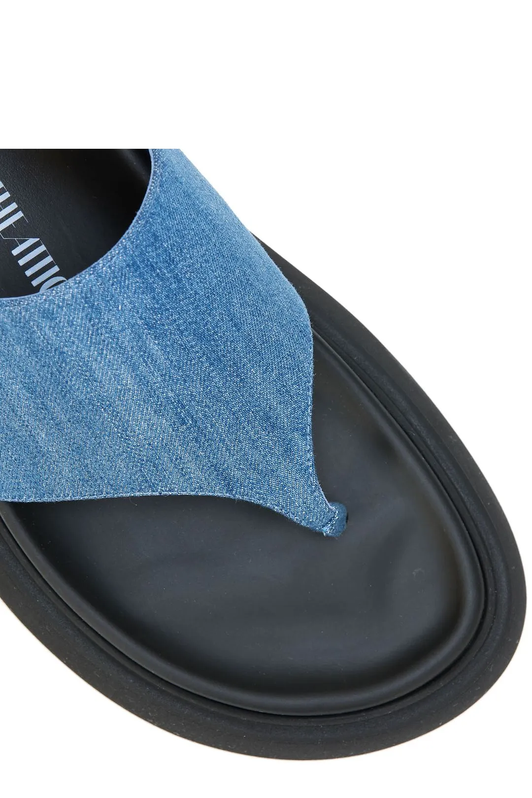 The Attico Platform Denim Sandals