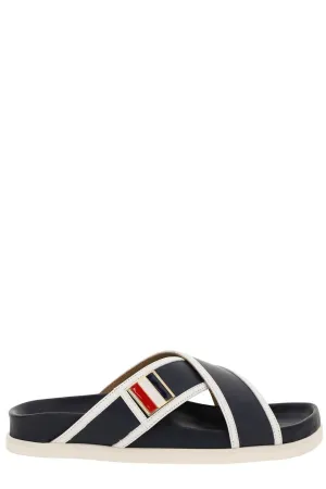 Thom Browne Buckled Criss Cross Sandals
