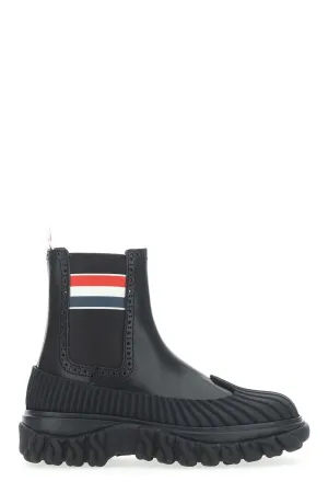 Thom Browne Chelsea Logo Pull-Tab Boot